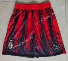 2022-2023 AC Milan 3rd Away Red&Black Thailand Soccer Shorts-6794