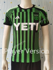 Player Version 2023-2024 Austin FC Home Black&Green Thailand Soccer Jersey AAA-807