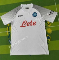 2023-2024 Napoli Away White Thailand Soccer Jersey AAA-HR