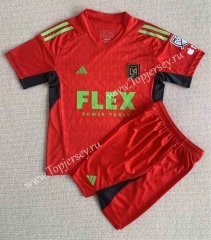 2023-2024 Los Angeles FC Goalkeeper Red Soccer Uniform-AY