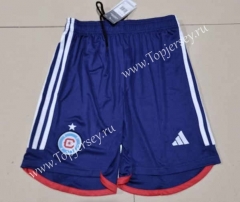 2023-2024 Chicago Fire Away Royal Blue Thailand Soccer Shorts-2886