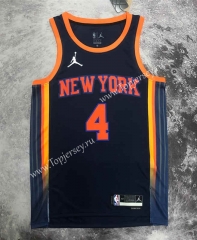 2023 Jordan Limited Version New York Knicks Black #4 NBA Jersey-311