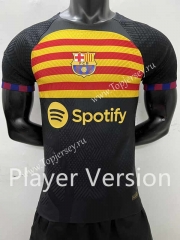 Player Version 2023-2024 Barcelona Black Thailand Soccer Jersey AAA-SJ