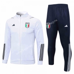 2023-2024 Italy White Thailand Soccer Jacket Uniform-815