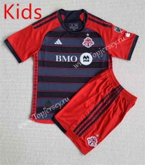 2023-2024 Toronto FC Home Red&Gray Kids/Youth Soccer Uniform-AY