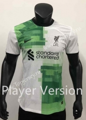 Player Version 2023-2024 Liverpool Away White&Green Thailand Soccer Jersey AAA-1959