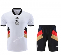 2023-2024 Germany White Thailand Training Soccer Uniform-4627
