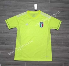 2023-2024 Italy Goalkeeper Green Thailand Soccer Jersey AAA