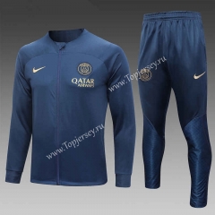 2023-2024 Paris SG Royal Blue Thailand Soccer Jacket Unifrom-815