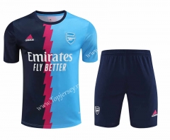 2023-2024 Arsenal Arsenal Blue&Black Thailand Soccer Uniform-418