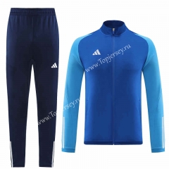 Camouflage Blue Thailand Soccer Jacket Uniform-LH