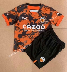 2023-2024 Concept Version Valencia Orange&Black Soccer Uniform-AY