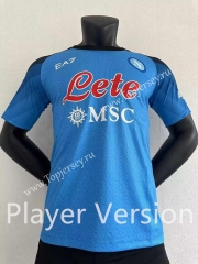 Player Version 2023-2024 Napoli Blue Thailand Soccer Jersey AAA-6886