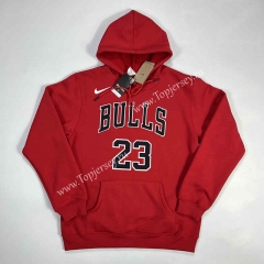 Chicago Bulls Red Tracksuit Top With Hat-GDP