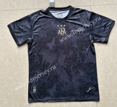 2022-2023 Commemorative Version Argentina Black Thailand Soccer Jersey AAA-4927