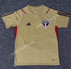 2023-2024 Flamengo Gold Thailand Soccer Jersey AAA-9663