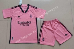 2023-2024 Real Madrid Away Pink Soccer Uniform-718