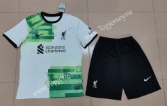 2023-2024 Liverpool Away White&Green Soccer Uniform-718