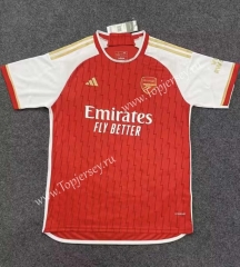 (S-4XL) 2023-2024 Arsenal Home Red Thailand Soccer Jersey AAA-9663