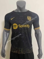 2023-2024 Specail Version Barcelona Black Thailand Soccer Jersey AAA-416