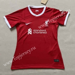 2023-2024 Liverpool Home Red Women Thailand Soccer Jersey AAA-4506