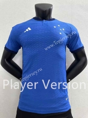 Player Version 2023-2024 Cruzeiro EC Home Blue Thailand Soccer Jersey AAA-6886