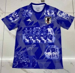 2023-2024 Commemorative Version Japan Blue Thailand Soccer Jersey AAA-4927