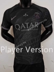 Player Version 2023-2024 Special Version Paris Black Thailand Soccer Jersey AAA