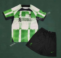 2023-2024 Liverpool Away White&Green Soccer Uniform-8975