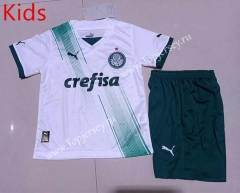2023-2024 Palmeiras Away White Kids/Youth Soccer Uniform-507