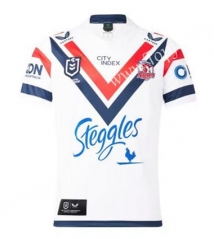 2023 NRL Australia Roosters Away White Thailand Rugby Shirt