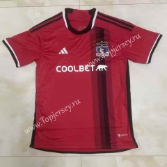 2023-2024 Colo-Colo Away Red Thailand Soccer Jersey AAA-1876