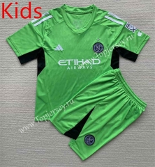 2023-2024 New York City Goalkeeper Green Kids/Youth Soccer Uniform-AY