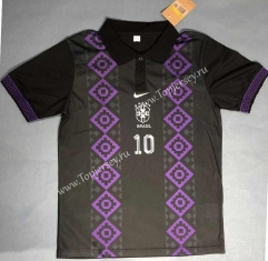 2023-2024 Brazil Black Thailand Polo Shirt-2044