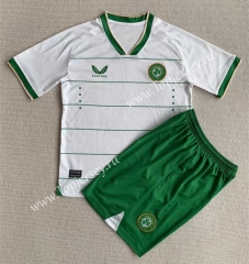 2023-2024 Ireland Away White Soccer Uniform-AY