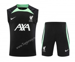 2023-2024 Liverpool Black Thailand Soccer Vest Uniform-418