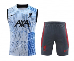 2023-2024 Liverpool Light Blue Thailand Soccer Vest Uniform-418