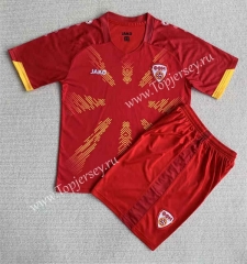 2023-2024 North Macedonia Home Red Soccer Uniform-AY