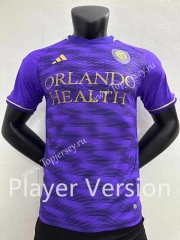 Player Version 2023-2024 Orlando City Home Purple Thailand Soccer Jersey AAA-2016