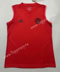(S-4XL) 2023-2024 Flamengo Red Thailand Soccer Training Vest AAA-908