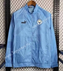2023-2024 Manchester City Blue Trench Coats-GDP