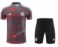 2023-2024 Germany Red&Gray Thailand Soccer Uniform-0299