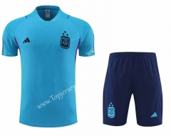 2023-2024 Argentina Sky Blue Thailand Soccer Uniform-0299