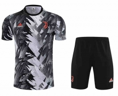 2023-2024 Juventus Black&White Thailand Soccer Uniform-4627