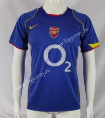 Retro Version 04-05 Arsenal Blue Thailand Soccer Jersey AAA-503