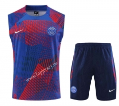 2023-2024 Paris Red&Blue Thailand Soccer Vest Uniform-4627