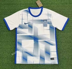 (S-4XL) 2023-2024 Greece Home White Thailand Soccer Jersey AAA-1288