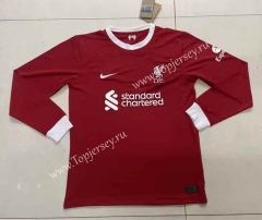 2023-2024 Liverpool Home Red LS Thailand Soccer Jersey AAA-510