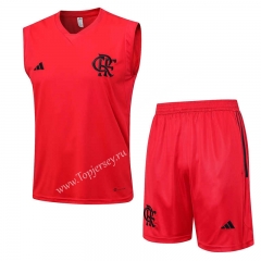 2023-2024 Flamengo Red Thailand Soccer Vest Tracksuit -815