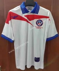 Retro Version 98 Universidad de Chile Away White Thailand Soccer Jersey AAA-7T